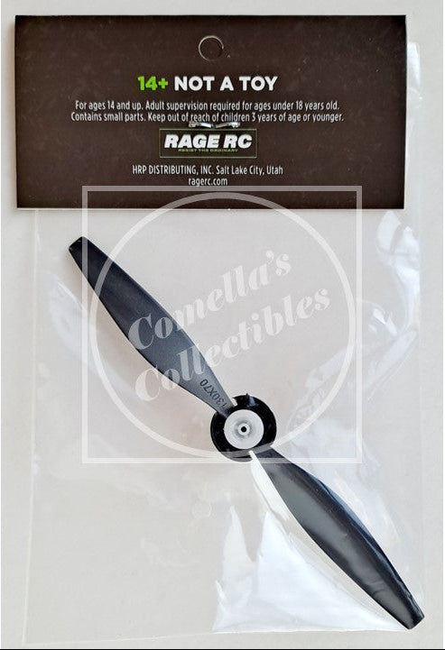Rage RC 2-Blade Prop & Spinner; S. Cub MX, MX4, Warbirds Prop Saver Ver RGRA1215