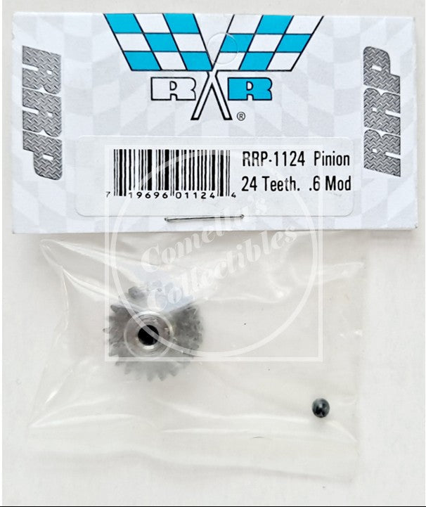 Robinson Racing Products 24T Pinion .6 Mod for Tamiya