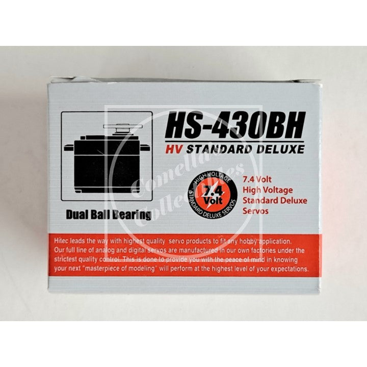 Hitec HS-430BH Deluxe Ball Bearing Resin Gear 24T Analog Sport Servo #31430S