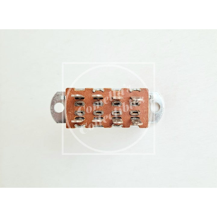 NOS Vintage Panel Mounted 3-Position Slide Switch 3 Amp DPDT (1 pc)