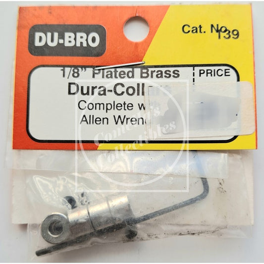 Du-Bro 1/8" Plated Brass Dura-Collars #139