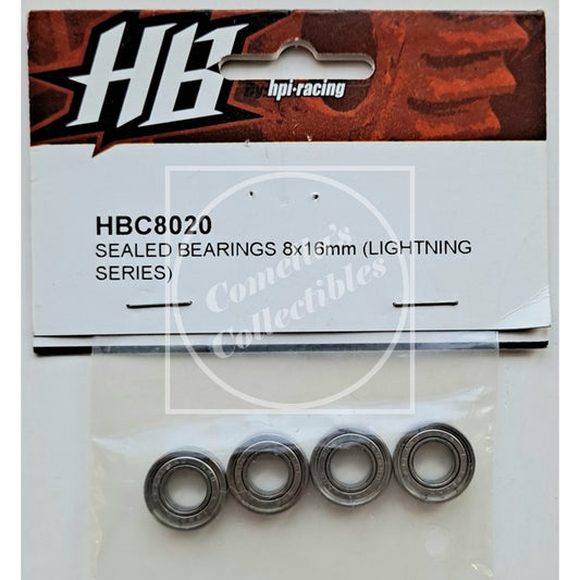 Hot Bodies 8 x 16mm Sealed Bearings for Lightning Series HBC8020