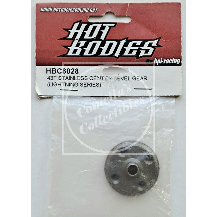 Hot Bodies 43T Stainless Center Bevel Gear for Lightning Series HBC8028