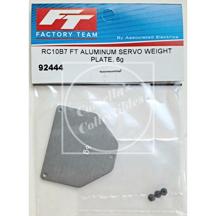 Factory Team Associated FT 6g Aluminum Servo Weight Plate #92444