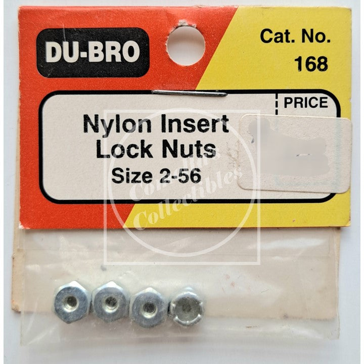 Du-Bro 2-56 Nylon Insert Lock Nuts (4 pcs) #168