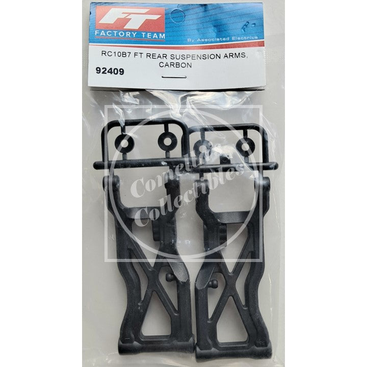 Factory Team Associated RC10B7 FT Carbon Rear Suspension Arms #92409