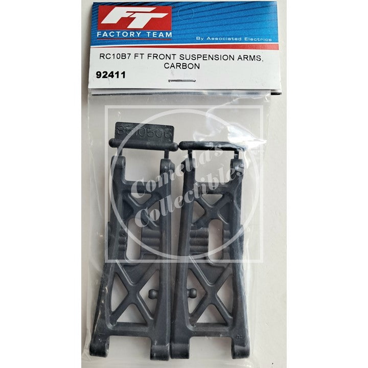 Factory Team Associated RC10B7 FT Carbon Front Suspension Arms #92411