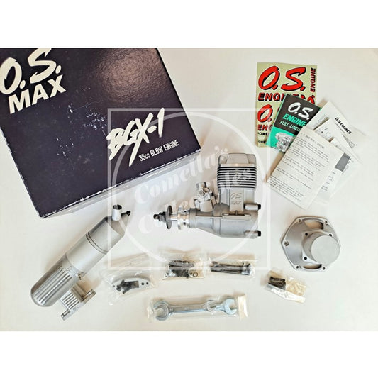 NOS NIB OS Max BGX-1 Nitro Engine #19300 and Silencer #855