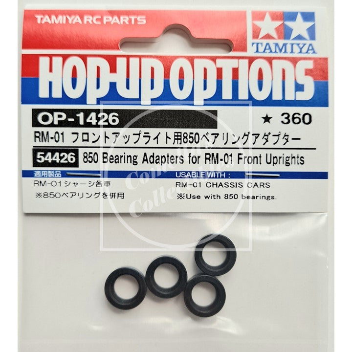 Genuine Tamiya 850 Bearing Adapters for RM-01 Front Uprights OP-1426 #54426