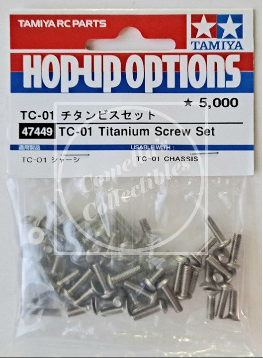 Genuine Tamiya Hop-Up TC-01 Titanium Screw Set #47449