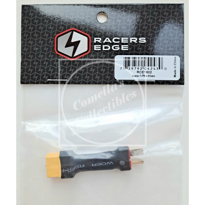 Racers Edge Battery/ESC Adapter: Female XT60 to Male (Deans) T-Plug RCE1602