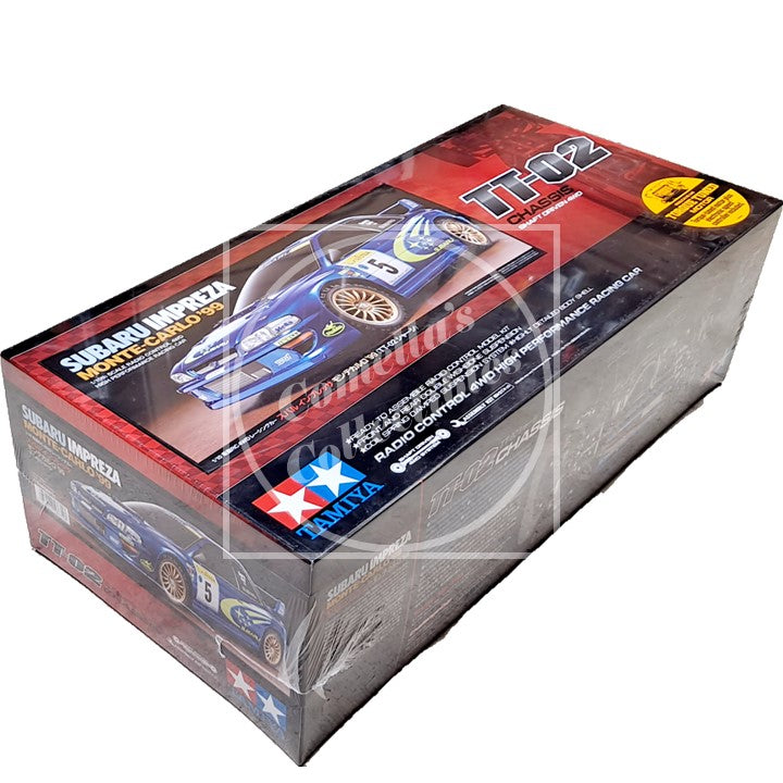 Tamiya RC 1/10 '99 Subaru Impreza 4WD Rally Kit TT-02 Chassis Motor & ESC #58631