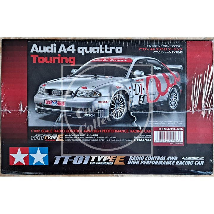 Tamiya 1/10 Audi A4 quattro 4WD Kit TT-01E with motor & ESC #47414-60A