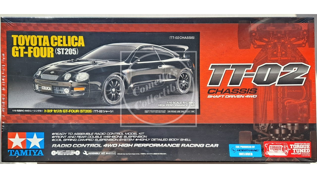 Tamiya 1/10 Toyota Celica GT-Four (ST205) 4WD TT-02 Kit with Motor & ESC #58743