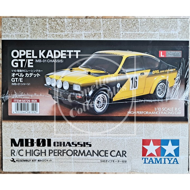 Tamiya 1/10 Opel Kadett GT/E 2WD Kit MB-01 Chassis Motor & ESC #58729A