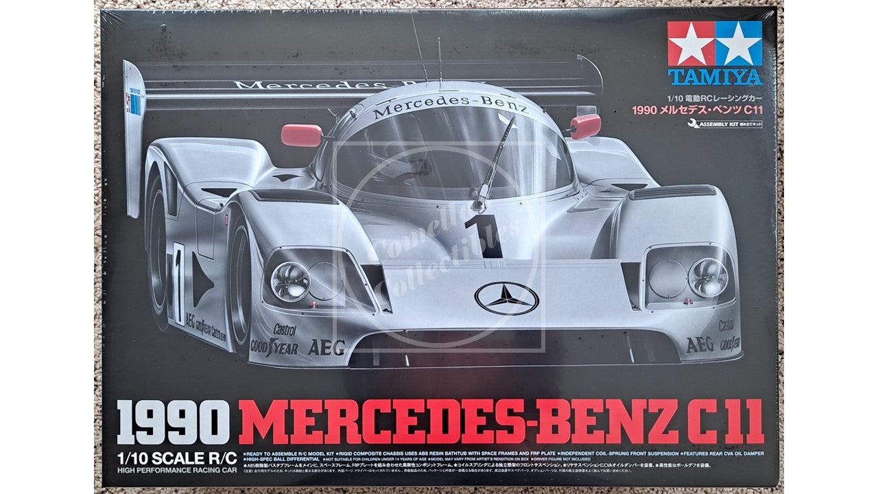 Tamiya 1/10 RC 1990 Mercedes-Benz C11 Kit 2WD with 540 Motor #47484