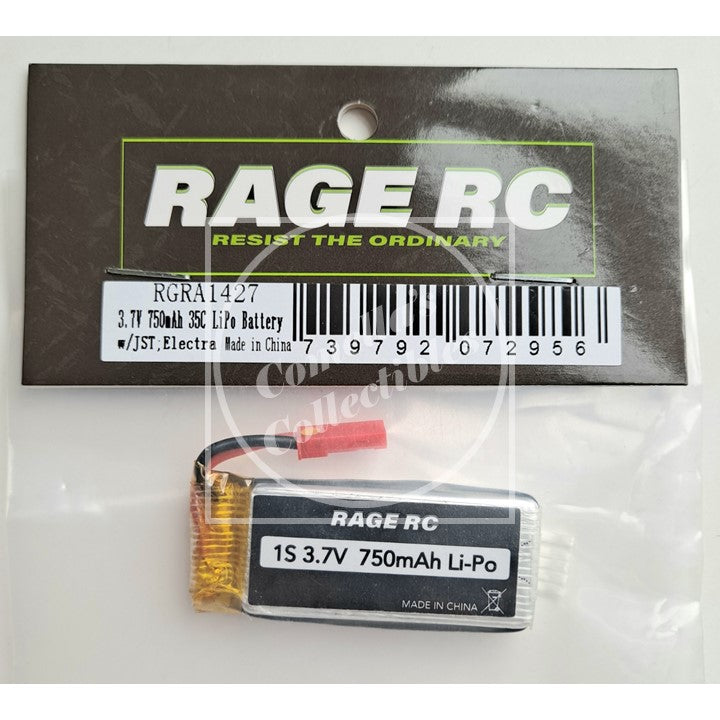 Rage RC 3.7V 750mAh 35C LiPo Battery for Lockheed Electra-10 RGRA1427