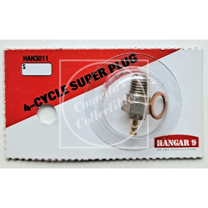 Hangar 9 4-Cycle Super Glow Plug and Copper Washer HAN3011