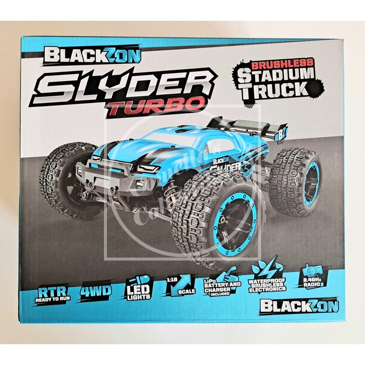 BlackZon Slyder Turbo 1:16 ST RTR Brushless Combo 4WD w/ Batt & Charger 540203