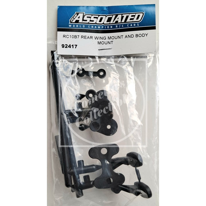 Factory Team Associated RC10B7 Rear Wing Mount and Body Mounts #92417