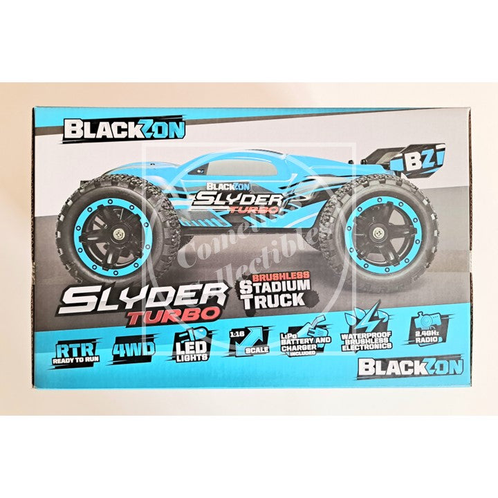 BlackZon Slyder Turbo 1:16 ST RTR Brushless Combo 4WD w/ Batt & Charger 540203