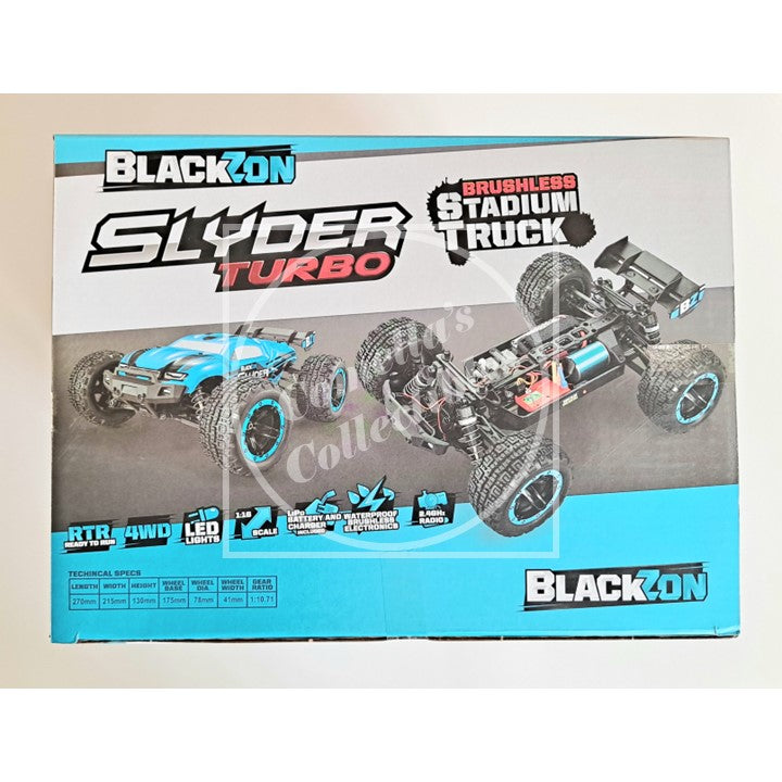 BlackZon Slyder Turbo 1:16 ST RTR Brushless Combo 4WD w/ Batt & Charger 540203