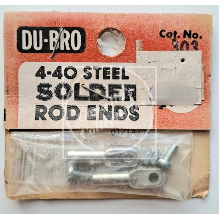 Du-Bro 4-40 Steel Solder Rod Ends #303