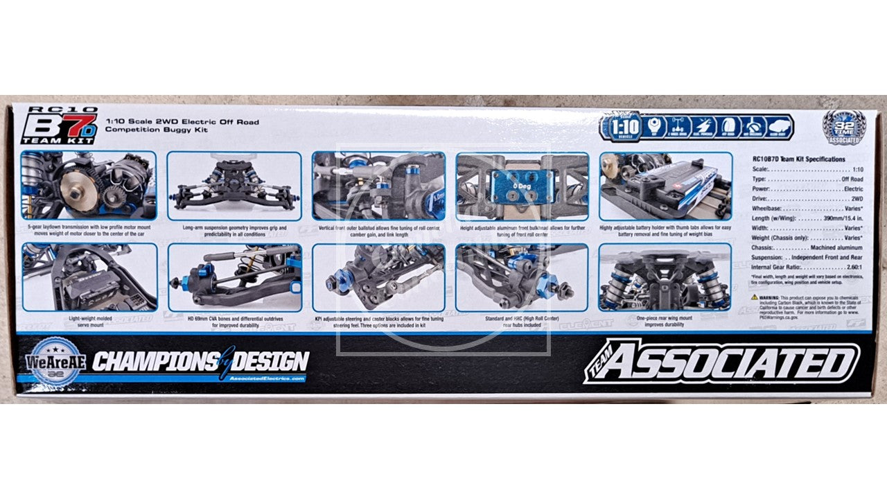 Team Associated RC10 B7D Team Kit 1:10 2WD Off-Road Electric Buggy 90042