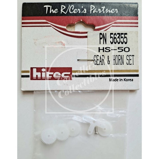 Hitec HS-50 Servo Gear and Horn Set 56355(H)