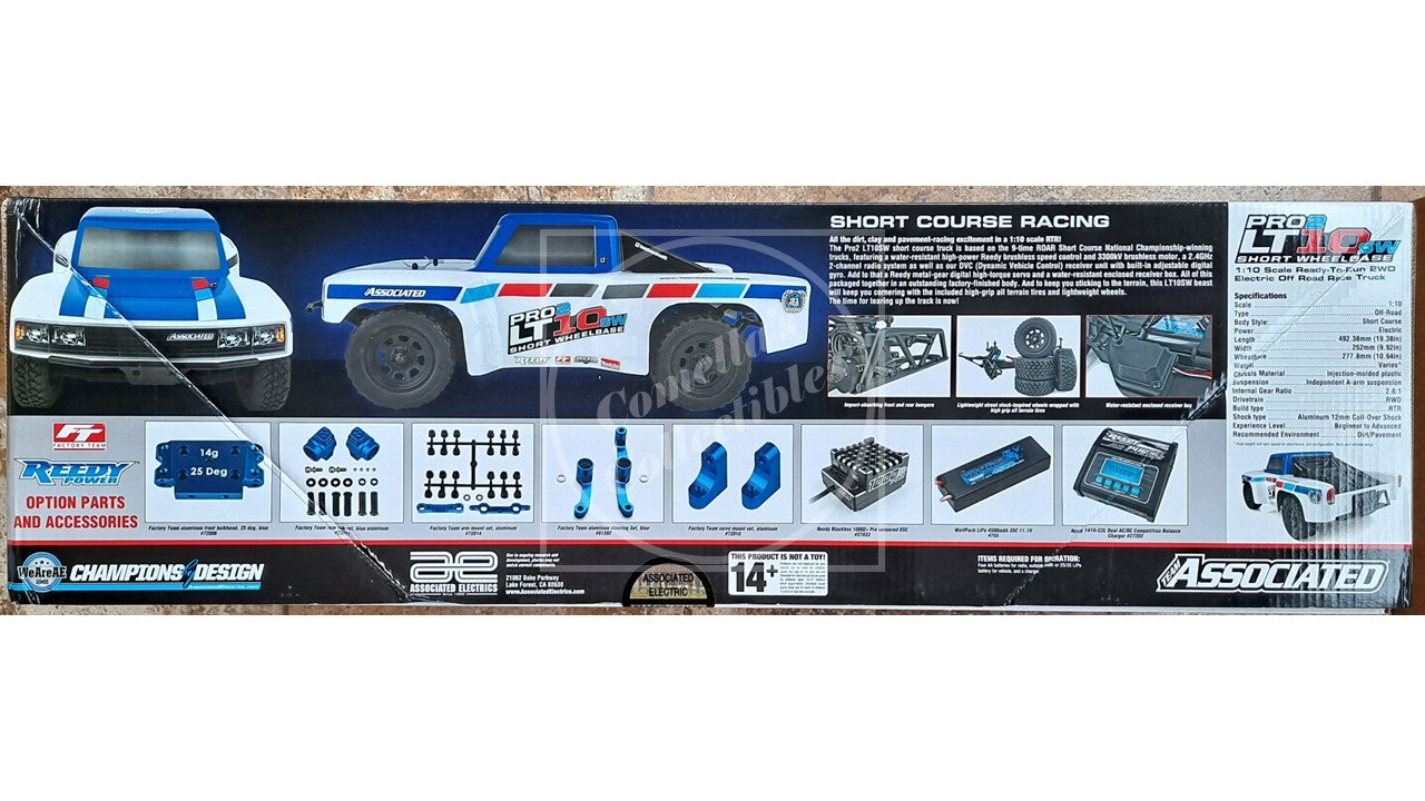 Team Associated Pro2 LT10SW 1/10 RTR 2WD SC Truck Blue #70022