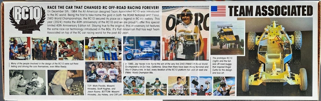 Ltd Ed Team Associated RC10 Classic 40 Year Anniversary Kit #6007