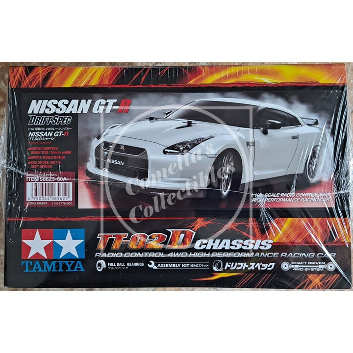 Tamiya RC 1/10 Nissan GT-R 4WD Drift Kit TT-02D Chassis Motor & ESC #58623A