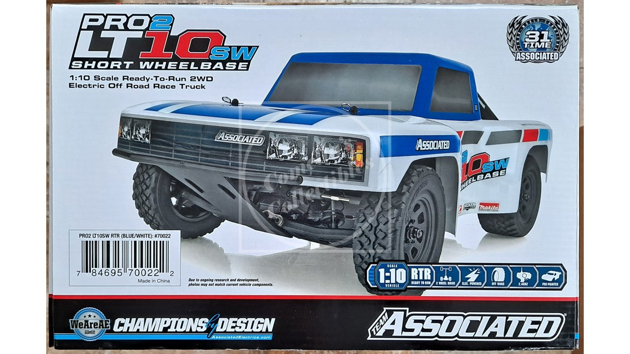 Team Associated Pro2 LT10SW 1/10 RTR 2WD SC Truck Blue #70022