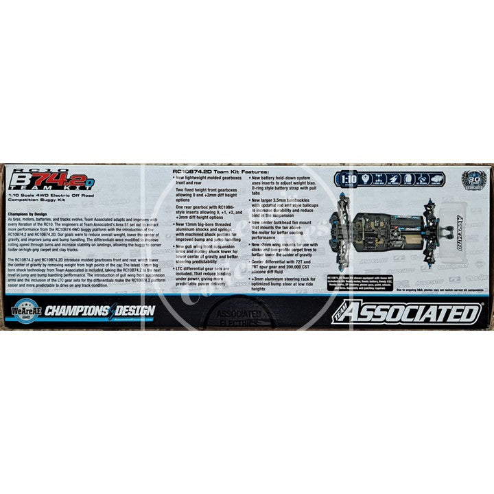 Team Associated RC10 B74.2D Champs Ed Kit 1:10 4WD Off-Road Electric Buggy 90045