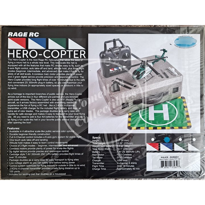 Rage RC 4-Blade SWAT RTF Helicopter RGR6053