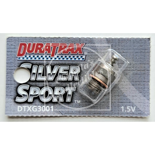 DuraTrax Silver Sport Glow Plug and Copper Washer Hot DTXG3001