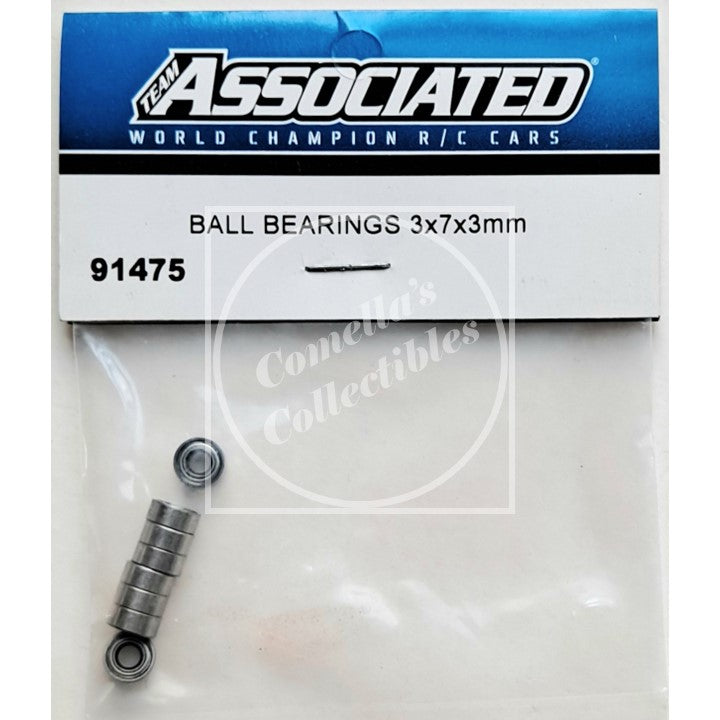 Factory Team Associated 3 x 7 x 3mm Ball Bearings (8 pcs) #91475