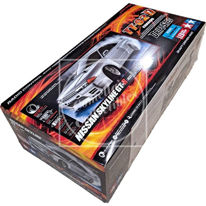 Open Box Tamiya 1/10 Nissan Skyline GT-R (R32) 4WD Drift Kit TT-02D #58651-60A