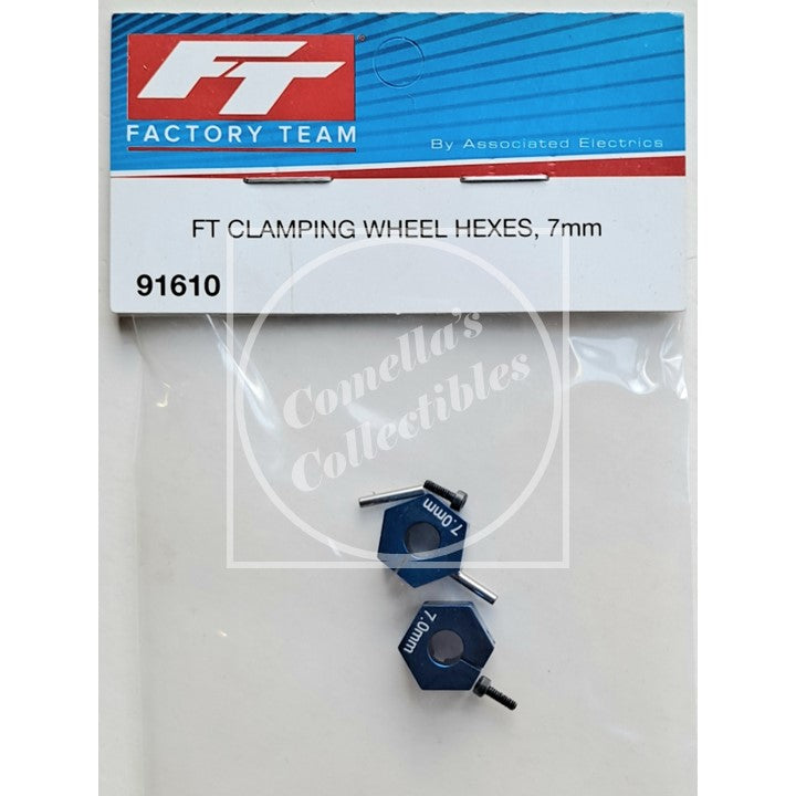 Factory Team Associated FT 7 mm Offset Clamping Wheel Hexes #91610