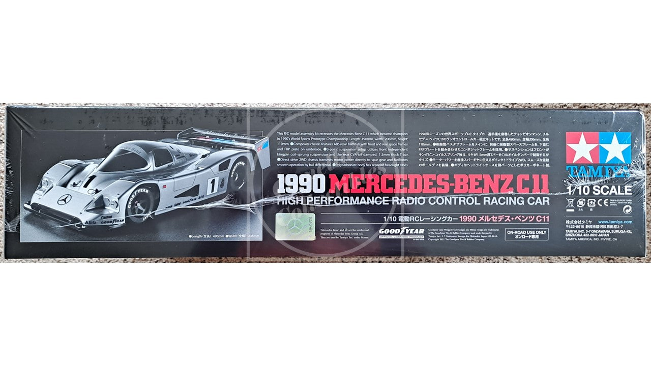 Tamiya 1/10 RC 1990 Mercedes-Benz C11 Kit 2WD with 540 Motor #47484