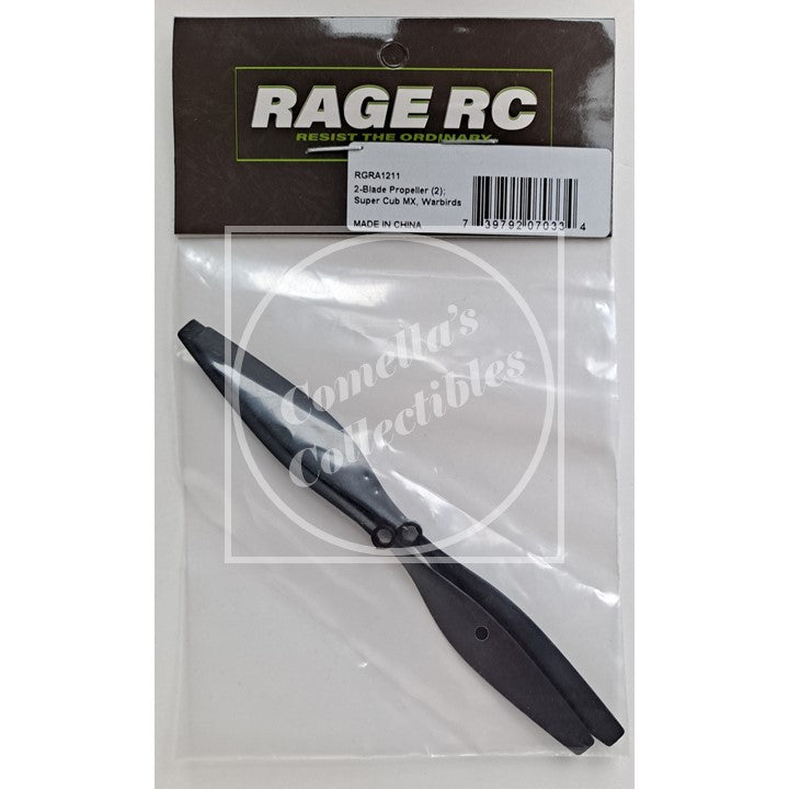 Rage RC 2-Blade Propeller (2-Pack); Super Cub MX, MX4, Warbirds RGRA1211