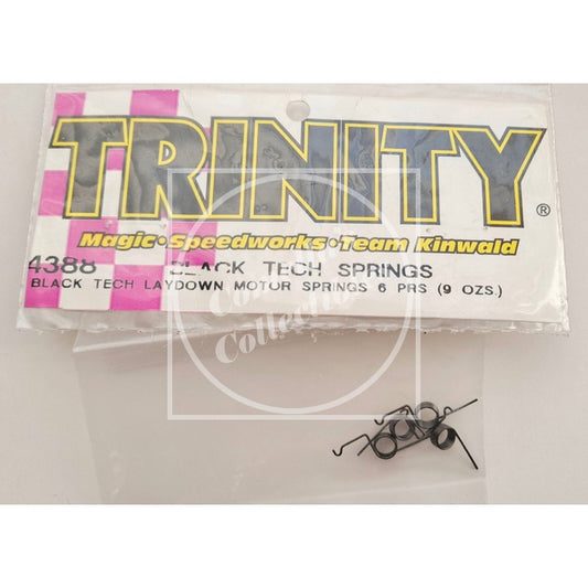 Trinity Black Tech Laydown Motor Spring (4 pcs) 9 oz Tension #4388