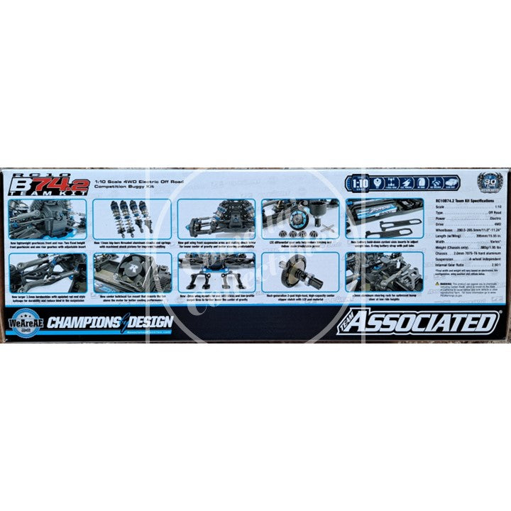 Team Associated RC10 B74.2 Champs Ed Kit 1:10 4WD Off-Road Electric Buggy 90044