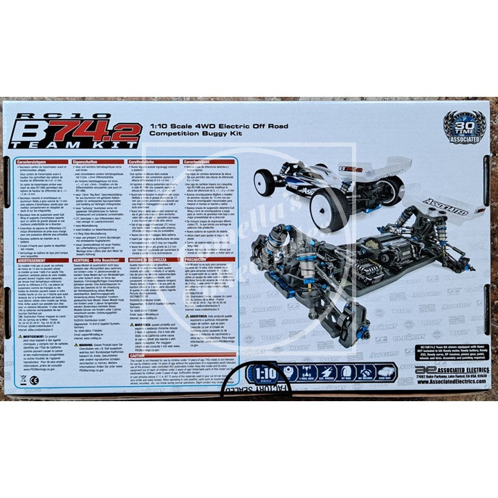 Team Associated RC10 B74.2 Champs Ed Kit 1:10 4WD Off-Road Electric Buggy 90044