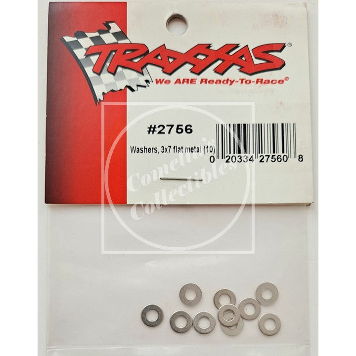 Traxxas 3x7mm flat metal washers (10 pcs) #2756