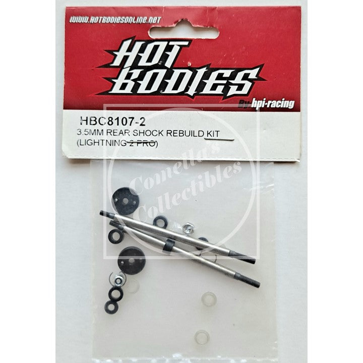 Hot Bodies 3.5mm Rear Shock Rebuild Kit for Lightning 2 Pro HBC8107-2