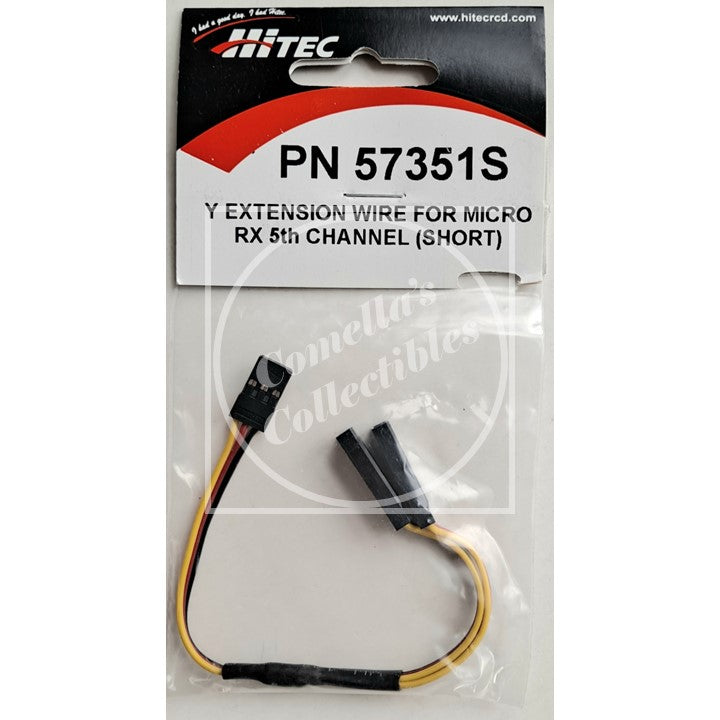 Hitec 6" Y Extension Cable for Micro RX 5th Channel (Short) 57351S