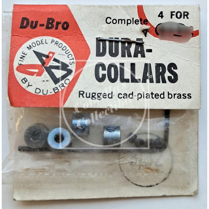 Vintage NOS Du-Bro 3/32" Dura-Collars (4 pcs) #138