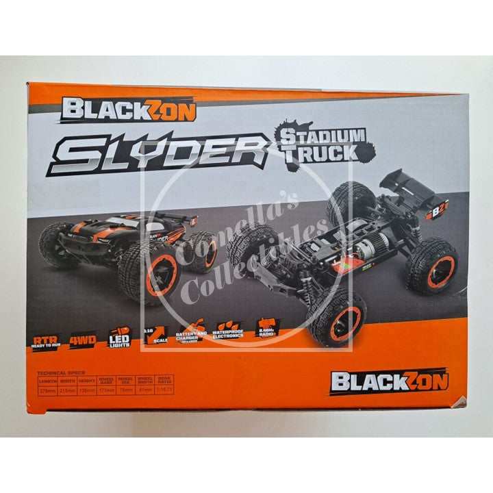 BlackZon Slyder 1:16 Stadium Truck RTR Combo 4WD LED 2.4GHz Batt Charger 540097