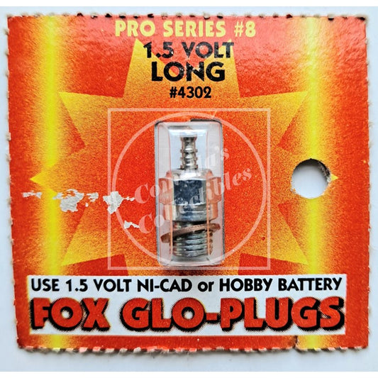 Fox Pro Series #8 Long Glow Plug and Copper Washer #4302